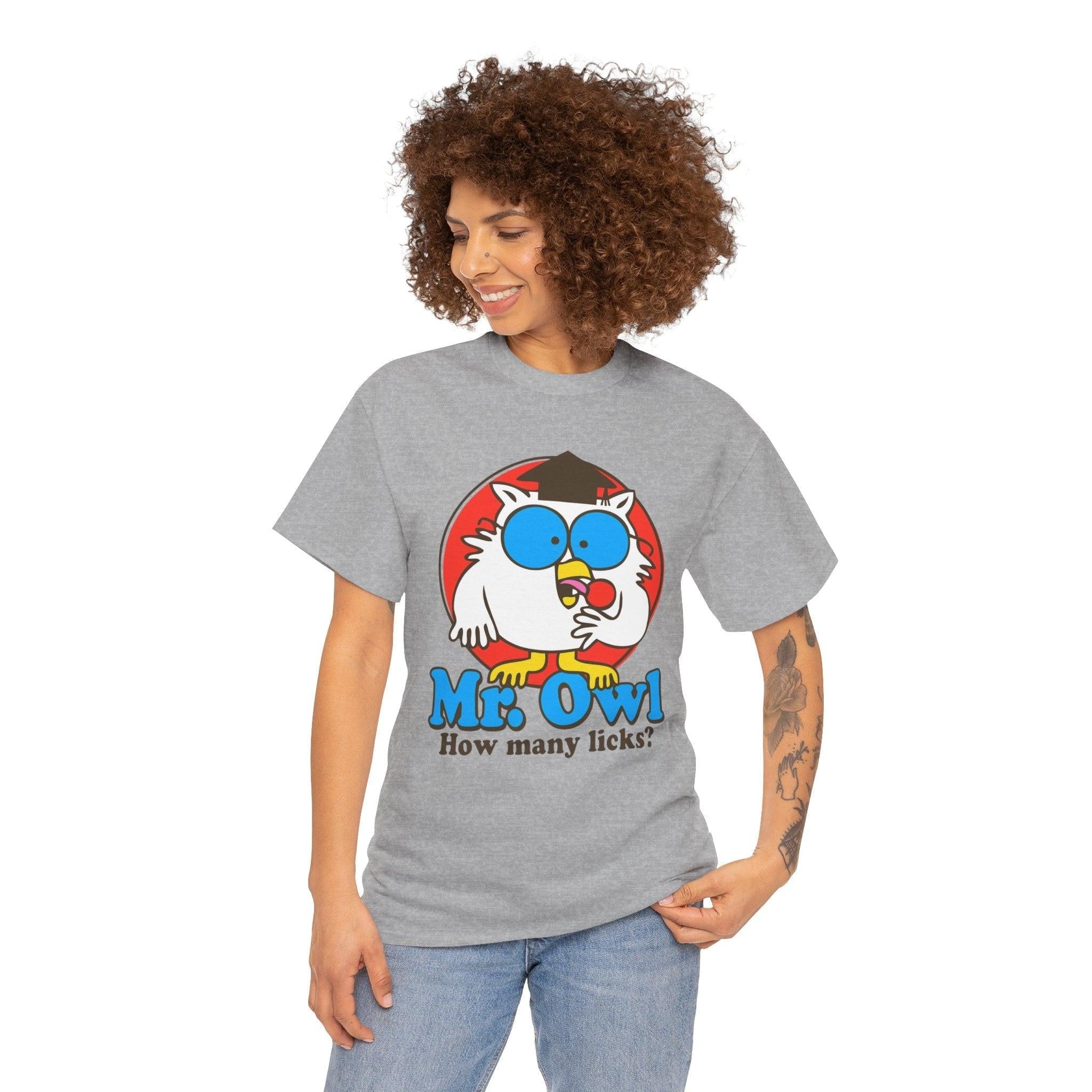 Vintage Owl T-Shirt, Retro Graphic Tee, Nostalgic Cotton Shirt, Classic Old TV Ad, Funny Bird Top