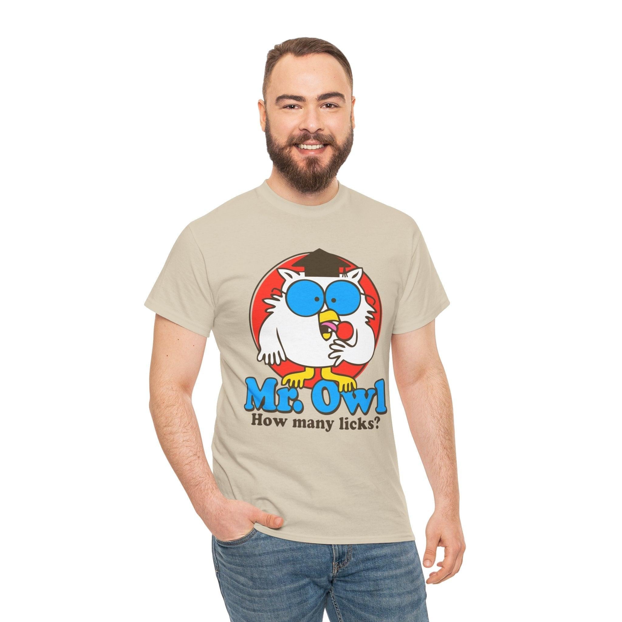 Vintage Owl T-Shirt, Retro Graphic Tee, Nostalgic Cotton Shirt, Classic Old TV Ad, Funny Bird Top