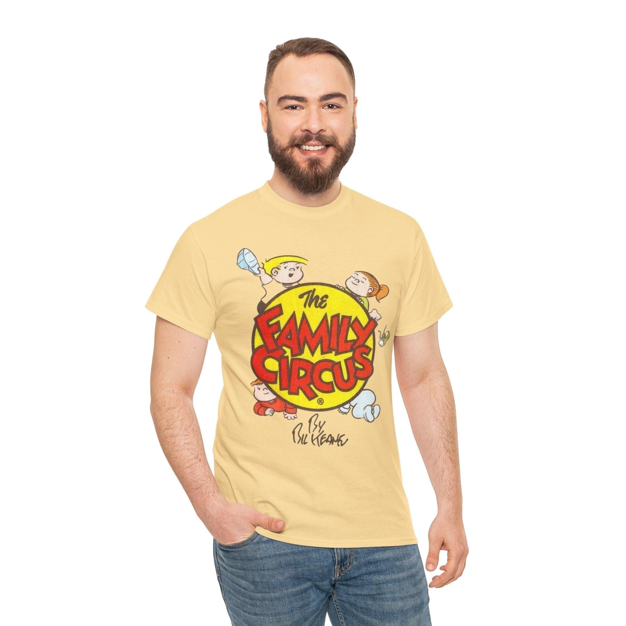 Family Circus Comic Strip T-Shirt, Unisex Tee, Funny Cartoon Shirt, Classic