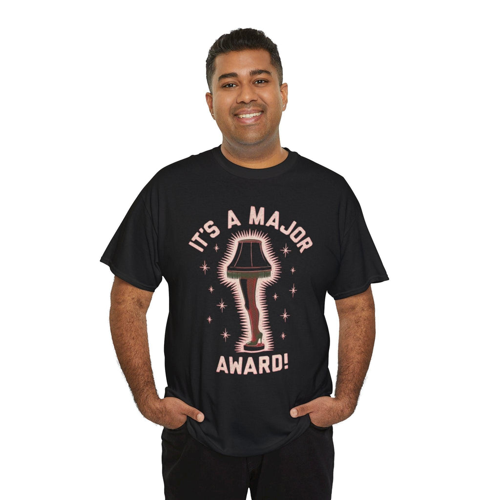 Christmas Leg Lamp T-Shirt | A Christmas Story Movie Ornament Icon Tee