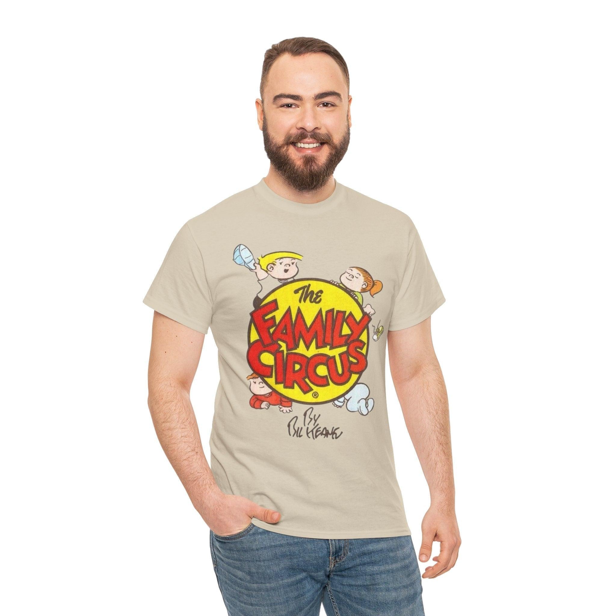 Family Circus Comic Strip T-Shirt, Unisex Tee, Funny Cartoon Shirt, Classic